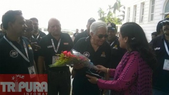 BBIN car rally receives grand welcome from DM Gomati